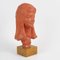 Terracotta Bust of a Girl by Paul Serste, 1950s, Image 5