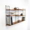 Vintage Teak Veneer Modular Shelving Unit by Katja & Nils Strinning for String, Image 4