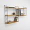 Vintage Modular Ash Wood Veneer Shelving Unit by Katja & Nils Strinning for String 5