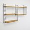 Vintage Modular Ash Wood Veneer Shelving Unit by Katja & Nils Strinning for String, Image 1