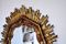 Large Mid-Century Wooden Sunburst Mirror, 1950s 4