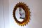 Specchio a forma di sole vintage in legno, anni '60, Immagine 2