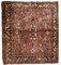 Quadratischer orientalischer Vintage Teppich, 1920er 1