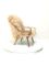 Vintage Sessel aus Bugholz & Schafsfell von TON 6