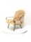Vintage Sessel aus Bugholz & Schafsfell von TON 1