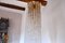 Lámpara de araña en cascada vintage de cristal de Paolo Venini para SALIR Murano, años 70, Imagen 1