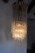 Lámpara de araña en cascada vintage de cristal de Paolo Venini para SALIR Murano, años 70, Imagen 4