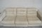 Vintage DS105 Ecru White Leather Sofa from de Sede, Image 32
