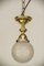 Antique Glass Pendant, 1890s 1