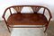 Antique Art Nouveau Bentwood Bench from Fischel 2