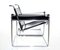 Bauhaus Black Leather Wassily Chair by Marcel Breuer for Gavina, 1960s 6