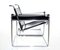 Bauhaus Black Leather Wassily Chair by Marcel Breuer for Gavina, 1960s, Image 6