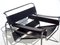 Bauhaus Black Leather Wassily Chair by Marcel Breuer for Gavina, 1960s 3