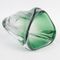 Vintage Green Glass Vase from Val Saint Lambert, 1960s, Image 2