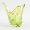 Vase Vintage en Verre Vert de Val Saint Lambert, 1960s 1