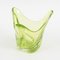 Vintage Green Glass Vase from Val Saint Lambert, 1960s 6