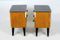 Mid-Century Nightstands with Black Glass Tops from UP Zavody, 1960s, Set of 2 12