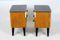 Mid-Century Nightstands with Black Glass Tops from UP Zavody, 1960s, Set of 2, Image 12