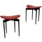 Set of Mid-Century Lutrario Stools by Carlo Mollino, Italy, 1959, Image 4