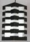 Black & Aluminium Pendant Lamps by Hoogervorst for Anvia, 1960s, Set of 4 6