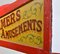 Vintage Double Sided Amusement Fairground Signs, Set of 2 5