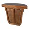 Art Deco Carved Maple and Walnut Console from Lissone, 1930s 7