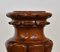 Antique Fruitwood Turned & Carved Candlesticks, Set of 2, Image 3