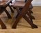 Vintage 3-Seater Theater Folding Benches from Drifter, 1920s, Set of 2, Image 9