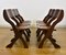 Vintage 3-Seater Theater Folding Benches from Drifter, 1920s, Set of 2 1