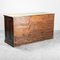 Vintage Schreibtisch aus Holz & Leder 7