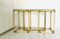 Vintage Brass & Crystal Coffee Table, 1970s 3