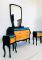 Vintage Dressing Table and 2 Nightstands, 1940s 1
