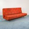 Italienisches Vintage Sofa in Orange, 1960er 1