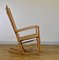 Danish J16 Beech Rocking Chair by Hans J. Wegner, 1981, Image 11