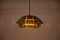 Glass and Brass Pendant from Doria Leuchten, 1960s 4