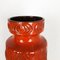 Large German Fat Lava Onion Floor Vase from Scheurich, 1970s 10