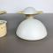 Italian Metal & Opaline Glass Sconces, 1960s, Set of 3 21