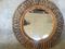 Mid-Century Italian Wicker & Rattan Sunburst Wall Mirror, 1960s 3