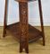 Arts & Crafts Carved Oak Occasional Table, 1910s, Image 11