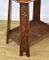 Arts & Crafts Carved Oak Occasional Table, 1910s, Image 9