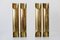 Mid-Century Brass Wall Lights, 1960s, Set of 2 3