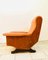 Vintage Modern Brown Skai Armchair 2