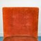 Chaises en Velours Orange, Italie, 1970s, Set de 4 14