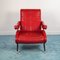 Reclining Red Lounge Chair, 1970s 7