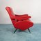 Fauteuil Inclinable Rouge, 1970s 3