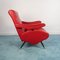 Reclining Red Lounge Chair, 1970s 3