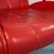 Poltrona reclinabile rossa, anni '70, Immagine 10