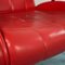 Reclining Red Lounge Chair, 1970s 10