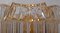 Lampade da parete Triedri in ottone e vetro di Murano di Venini, anni '70, set di 2, Immagine 6