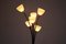 Französische Stehlampe mit 6 Leuchten, 1950er 2
